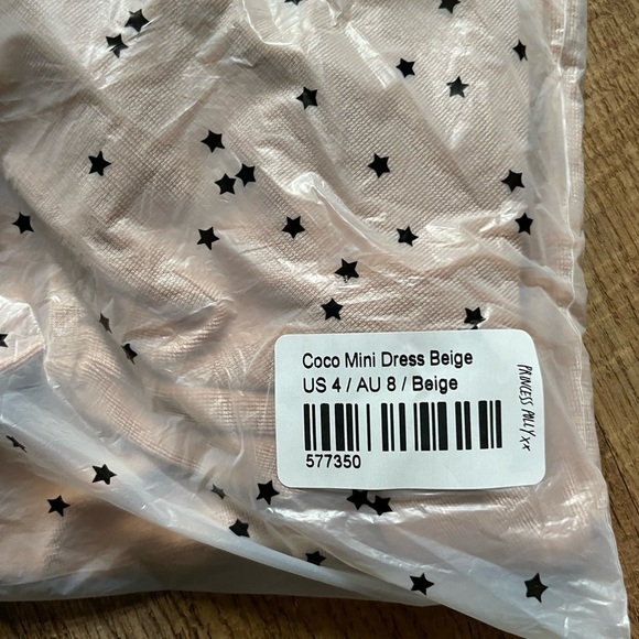 PRINCESS POLLY Coco Mini Dress / Beige - Picture 4 of 4